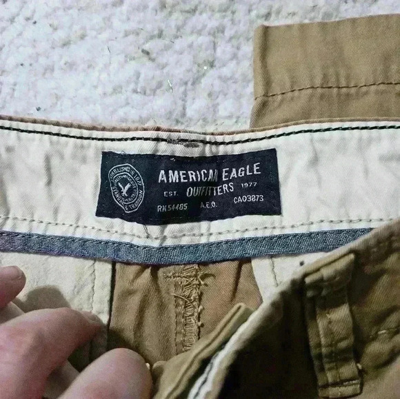 American eagle dark khaki pants! - Picture 3 of 6